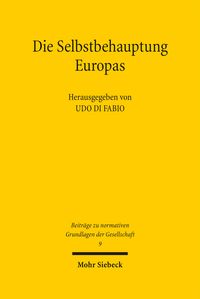 Produktbild: Die Selbstbehauptung Europas