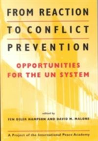 Produktbild: Hampson, F: From Reaction to Conflict Prevention