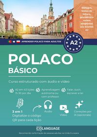 Produktbild: Aprender polaco A2 b&aacute;sico. Curso estruturado com &aacute;udio e v&iacute;deo