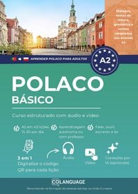 Produktbild: Aprender polaco A2 b&aacute;sico. Curso estruturado com &aacute;udio e v&iacute;deo
