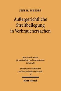 Produktbild: Außergerichtliche Streitbeilegung in Verbrauchersachen