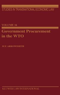 Produktbild: Government Procurement in the WTO