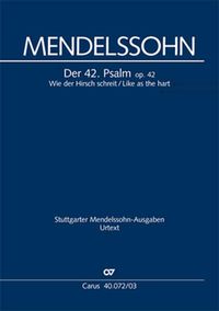 Bild vom Artikel Wie der Hirsch schreit (Klavierauszug) vom Autor Felix Mendelssohn Bartholdy