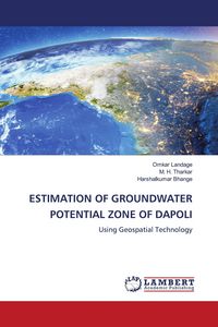 Produktbild: Estimation Of Groundwater Potential Zone Of Dapoli