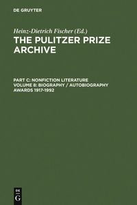 Produktbild: Biography / Autobiography Awards 1917-1992