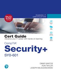 Produktbild: CompTIA Security+ SY0-601 Cert Guide