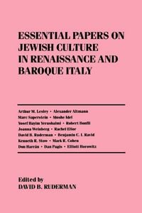 Produktbild: Essential Papers on Jewish Culture in Renaissance and Baroque Italy