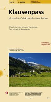 Bild vom Artikel Swisstopo 1 : 50 000 Klausenpass vom Autor Bundesamt für Landestopografie swisstopo
