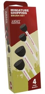 Produktbild: Pegasus ARM05069 - Army Painter Miniatur Chipping Brush Set, 4 XL Foam Brushes