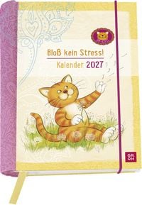 Produktbild: Buchkalender 2027: Om-Katze: Blo&szlig; kein Stress!