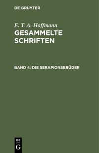 Produktbild: Die Serapionsbr&uuml;der