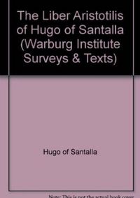 Produktbild: The "Liber Aristotilis" of Hugo of Santalla