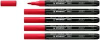 Produktbild: STABILO Acrylmarker, FREE Acrylic T100, Strichbreite 1-2 mm, karmin