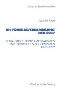 Produktbild: Die F&ouml;deralversammlung der CSSR