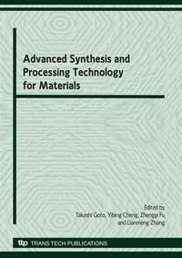Produktbild: Advanced Synthesis and Processing Technology for Materials