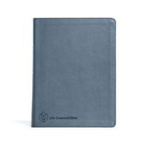 Produktbild: CSB Life Counsel Bible, Slate Blue Leathertouch