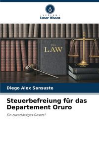 Produktbild: Steuerbefreiung f&uuml;r das Departement Oruro