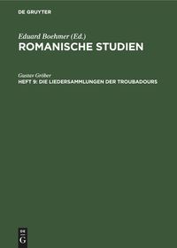 Produktbild: Die Liedersammlungen der Troubadours