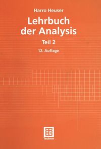 Produktbild: Lehrbuch der Analysis