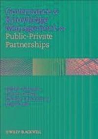 Produktbild: Governance and Knowledge Management for Public-Private Partnerships