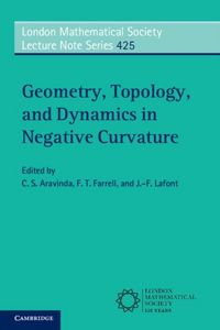 Produktbild: Geometry, Topology, and Dynamics in Negative Curvature