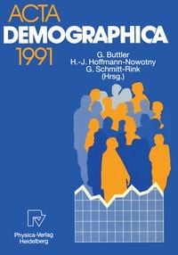 Produktbild: Acta Demographica 1991