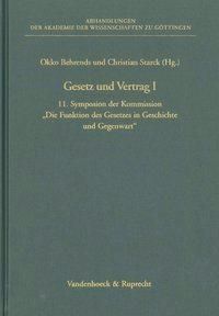 Produktbild: Gesetz und Vertrag I
