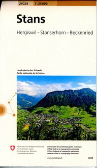 Swisstopo 1 : 25 000 Stans Bundesamt für Landestopografie swisstopo
