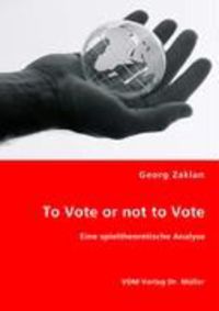 Produktbild: To Vote or not to Vote
