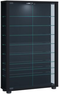 Produktbild: Holz Glas Stand Vitrine Sammelvitrine Lumo Mini