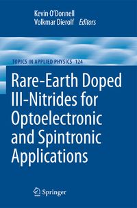 Produktbild: Rare-Earth Doped III-Nitrides for Optoelectronic and Spintronic Applications