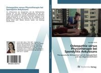 Produktbild: Osteopathie versus Physiotherapie bei Spondylitis Ankylosans