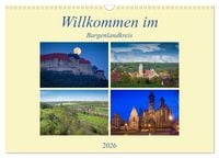 Produktbild: Willkommen im Burgenlandkreis (Wandkalender 2026 DIN A3 quer), CALVENDO Monatskalender