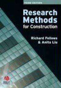 Produktbild: Fellows, R: Research Methods for Construction