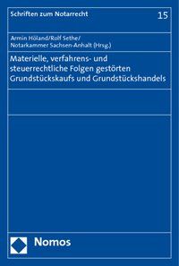 Produktbild: Materielle, verfahrens- und steuerrechtliche Folgen gest&ouml;rten Grundst&uuml;ckskaufs und Grundst&uuml;ckshandels