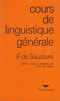 Produktbild: Cours de linguistique