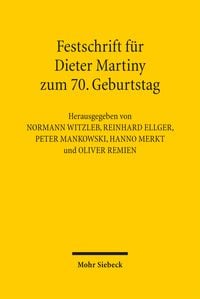 Produktbild: Festschrift f&uuml;r Dieter Martiny zum 70. Geburtstag