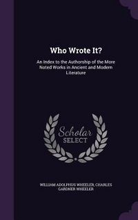 Produktbild: Who Wrote It?