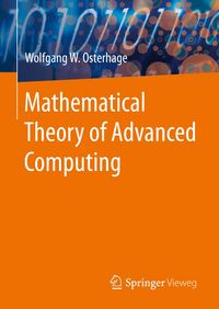 Produktbild: Mathematical Theory of Advanced Computing