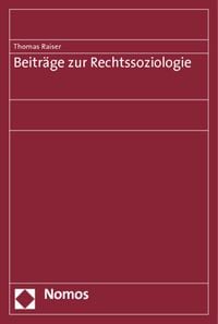 Produktbild: Beitr&auml;ge zur Rechtssoziologie