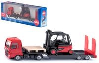 Produktbild: Siku 1763 - MAN LKW mit Linde Gabelstapler, 174x61x31mm, SikuSuper