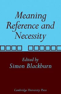 Produktbild: Meaning, Reference and Necessity