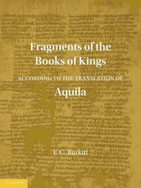 Produktbild: Fragments of the Books of Kings According to the Translation of Aquila