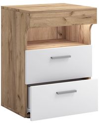 Produktbild: Holz Nachttisch Nachtschrank Schublade Slepal L