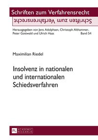 Produktbild: Insolvenz in nationalen und internationalen Schiedsverfahren