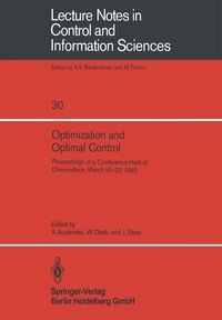 Produktbild: Optimization and Optimal Control