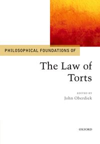 Produktbild: Philosophical Foundations of the Law of Torts