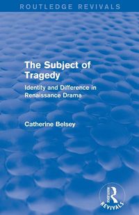 Produktbild: The Subject of Tragedy (Routledge Revivals)