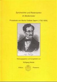 Produktbild: Sprichw&ouml;rter und Redensarten im Biedermeier