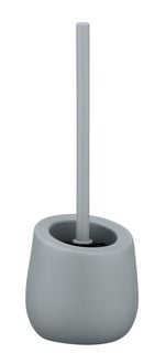 Produktbild: WC-Garnitur Mod. Badi Grau Keramik, mit Silikon-B&uuml;rstenkopf